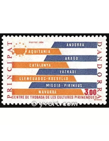 n° 333 - Timbre Andorre Poste
