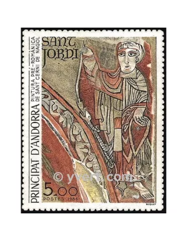 n° 334 - Timbre Andorre Poste