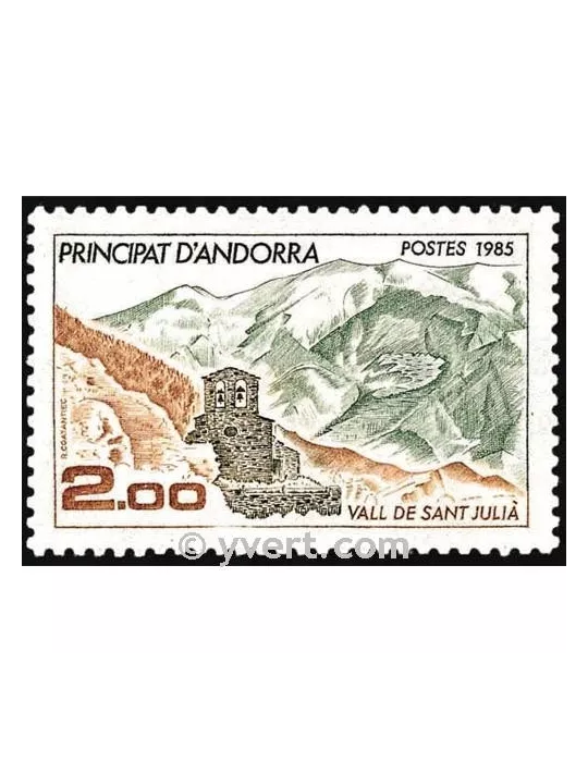 n° 338 - Timbre Andorre Poste