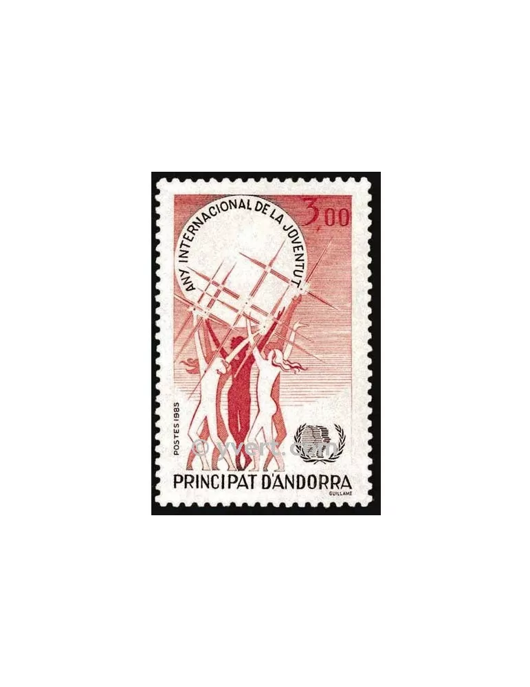 n° 341 - Timbre Andorre Poste