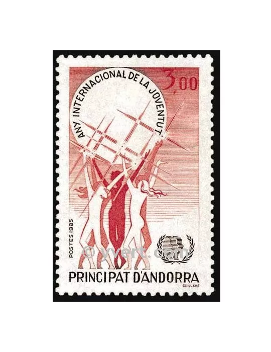 n° 341 - Timbre Andorre Poste