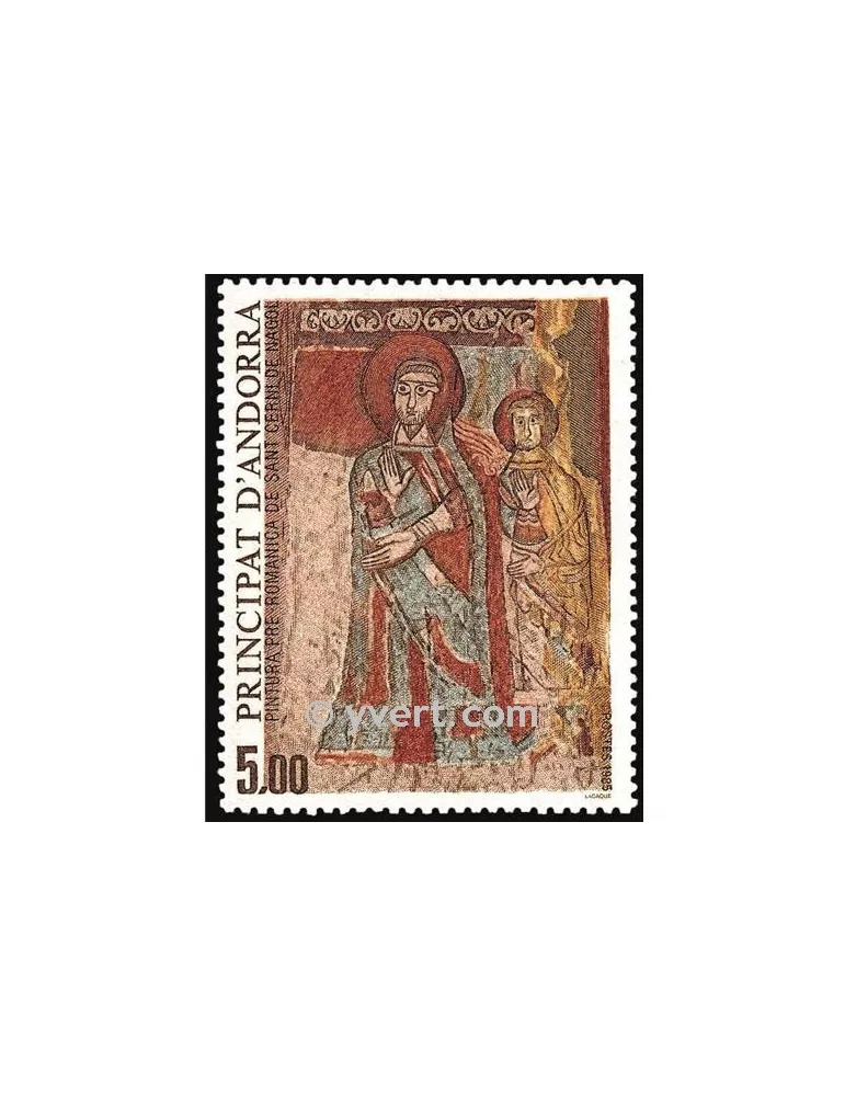 n° 344 - Timbre Andorre Poste