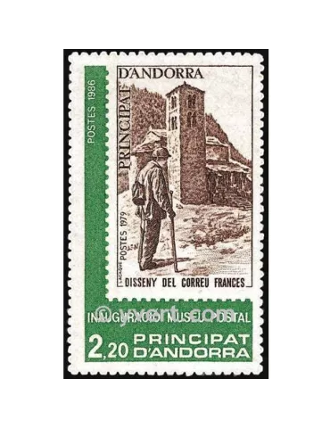 n° 345 - Timbre Andorre Poste