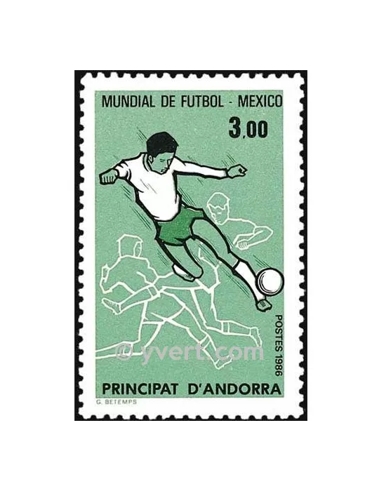 n° 350 - Timbre Andorre Poste