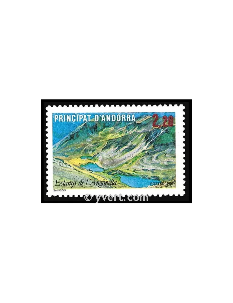 n° 351 - Timbre Andorre Poste