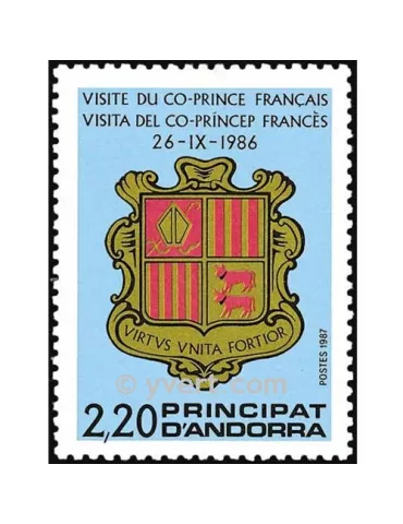 n° 355 - Timbre Andorre Poste