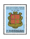 n° 355 - Timbre Andorre Poste