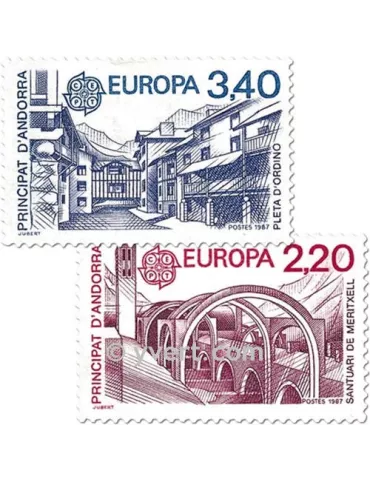 n° 358/359 - Timbre Andorre Poste