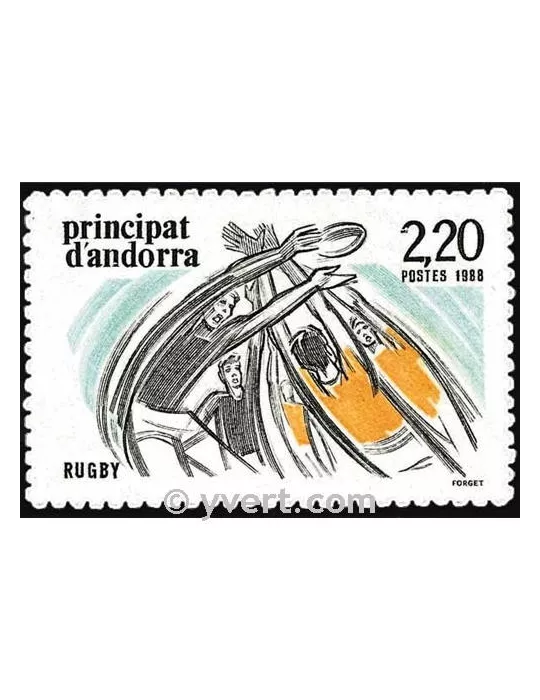 n° 368 - Timbre Andorre Poste