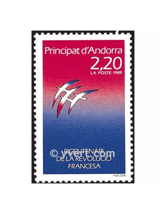 n° 376 - Timbre Andorre Poste