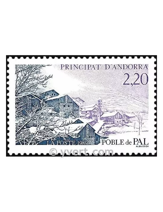 n° 377 - Timbre Andorre Poste