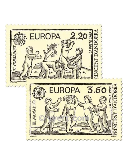 n° 378/379 - Timbre Andorre Poste