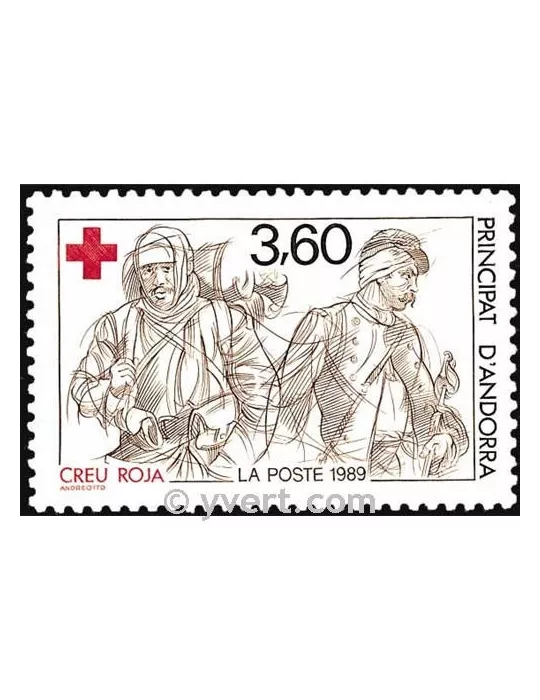 n° 380 - Timbre Andorre Poste