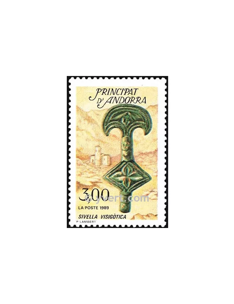n° 381 - Timbre Andorre Poste