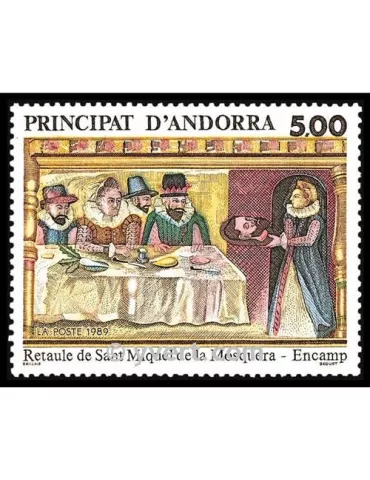 n° 384 - Timbre Andorre Poste