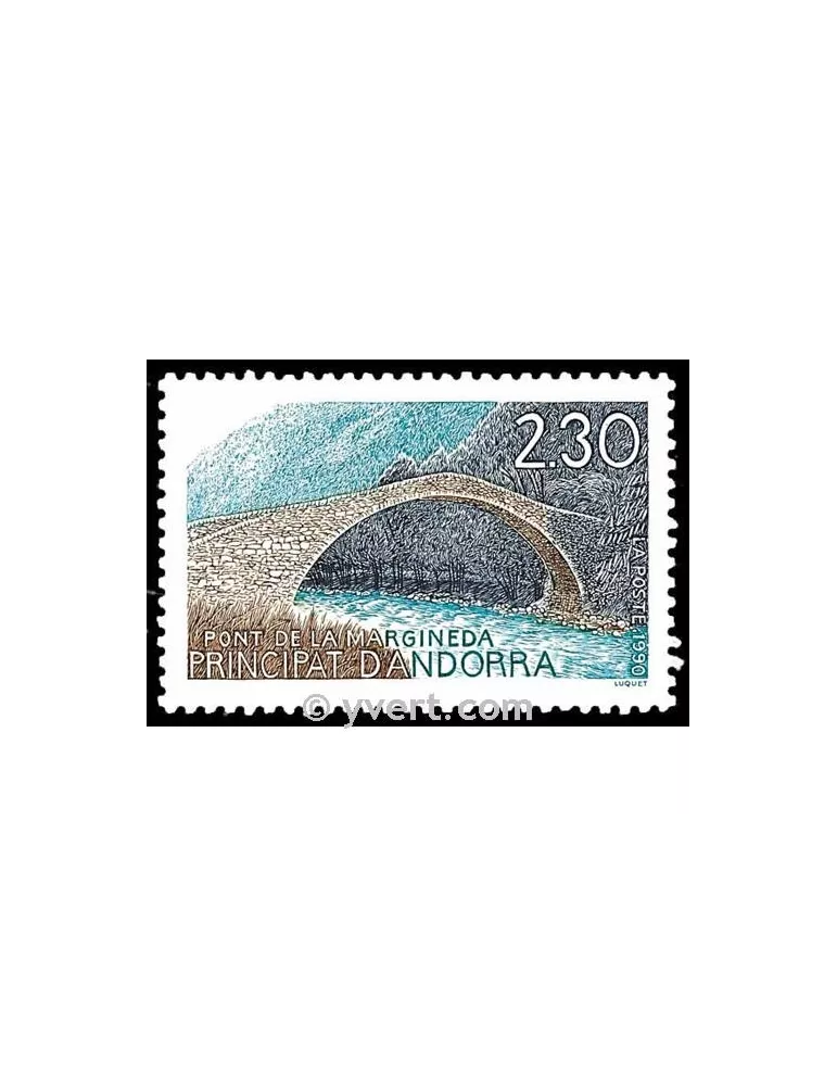 n° 385 - Timbre Andorre Poste