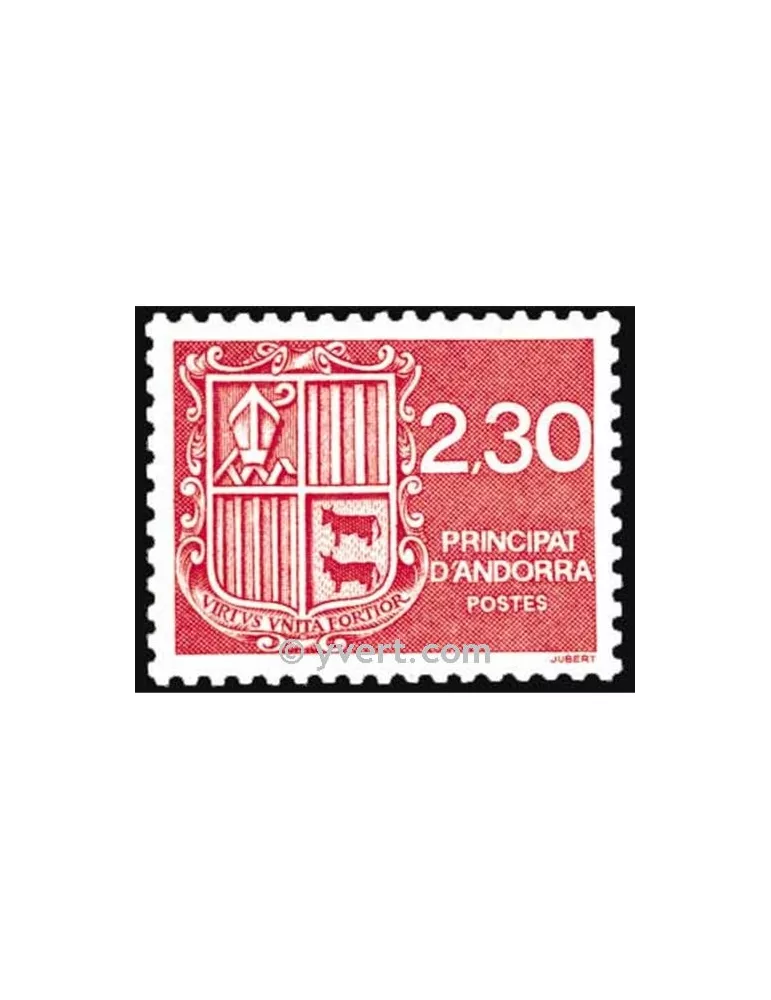 n° 387 - Timbre Andorre Poste