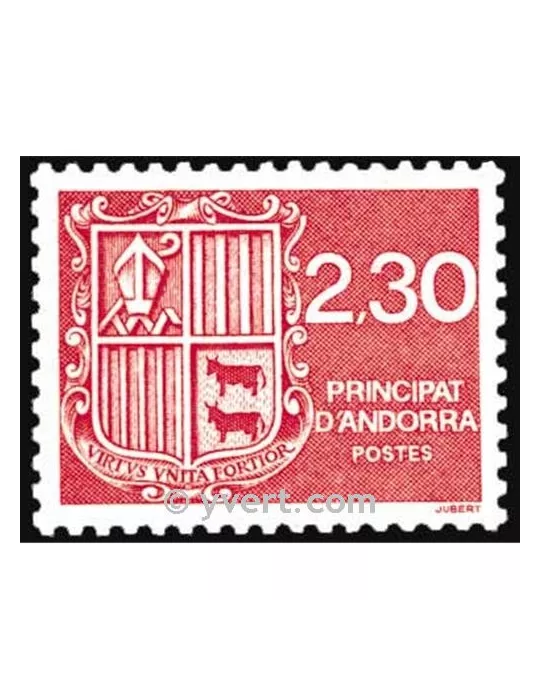 n° 387 - Timbre Andorre Poste