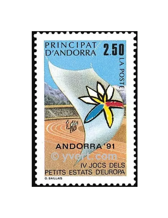 n° 401 - Timbre Andorre Poste