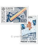 n° 402/403 - Timbre Andorre Poste