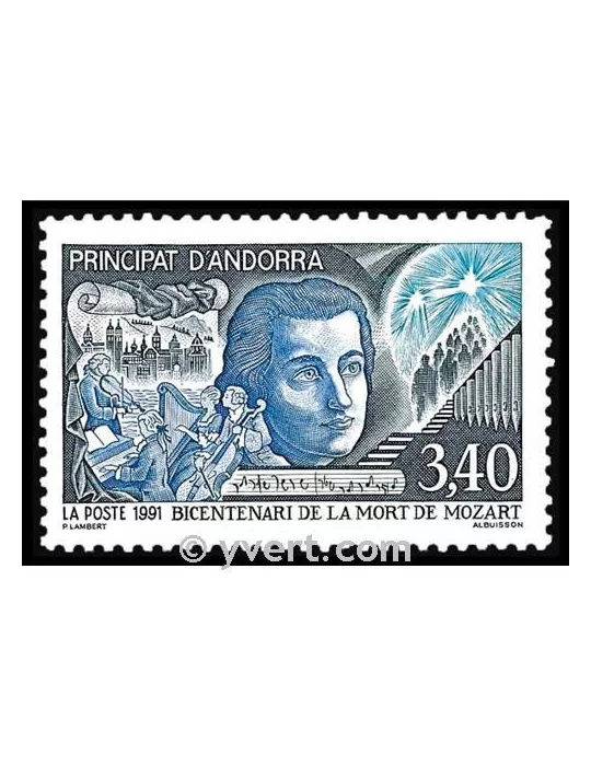 n° 408 - Timbre Andorre Poste