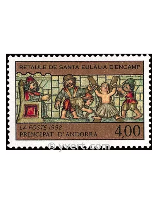 n° 422 - Timbre Andorre Poste