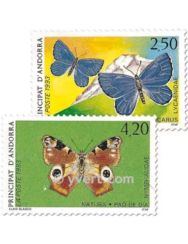 n° 432/433 - Timbre Andorre Poste