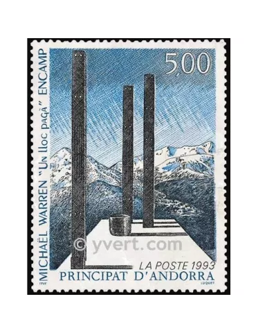 n° 439 - Timbre Andorre Poste