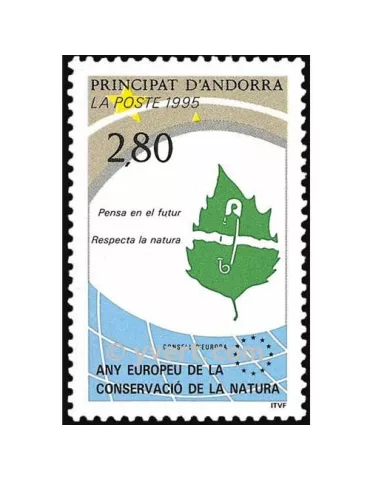 n° 454 - Timbre Andorre Poste