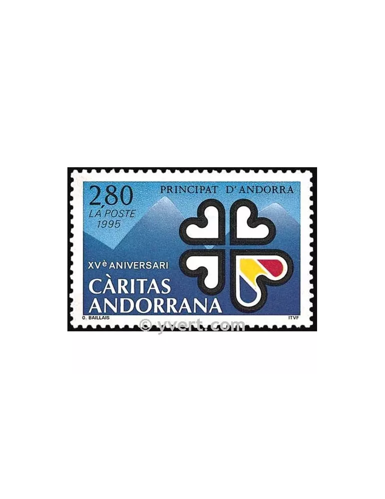 n° 456 - Timbre Andorre Poste