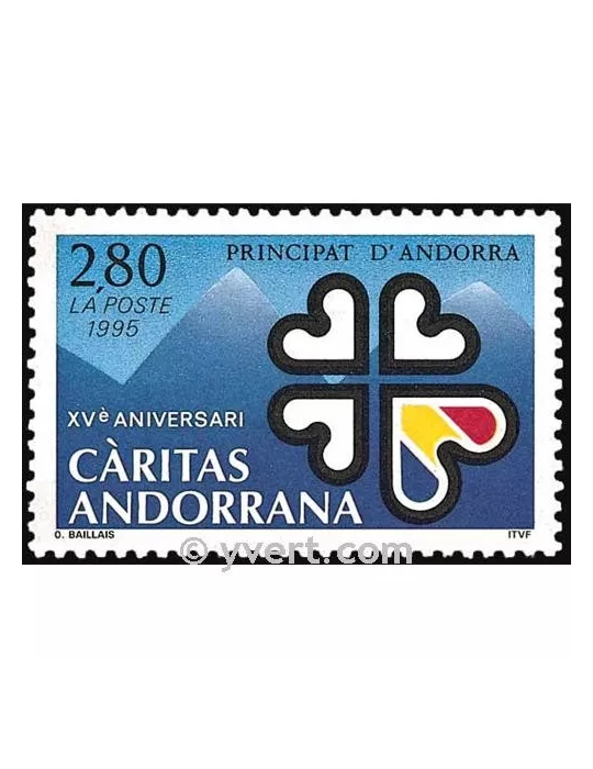 n° 456 - Timbre Andorre Poste