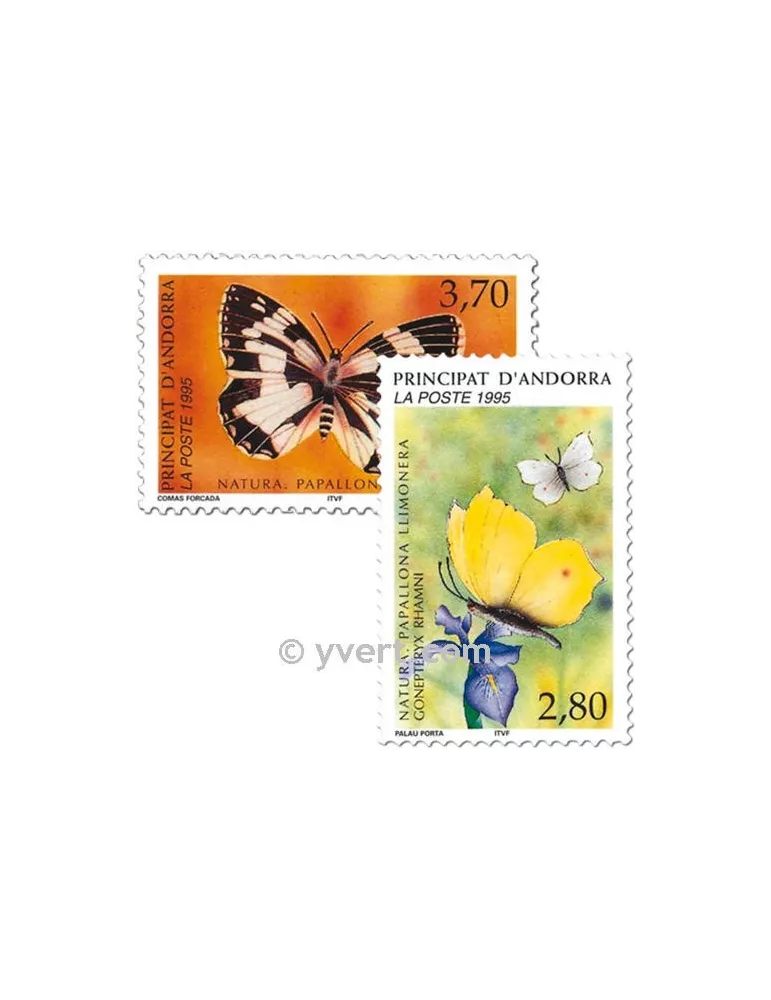 n° 462/463 - Timbre Andorre Poste