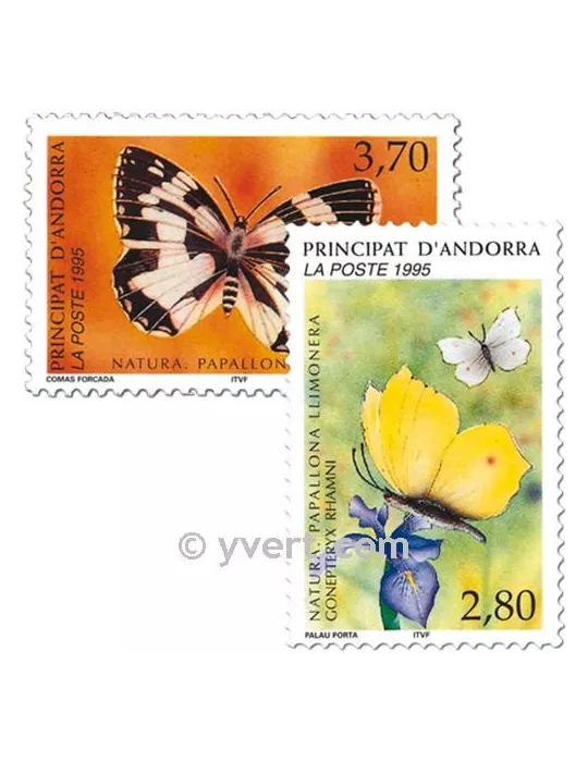 n° 462/463 - Timbre Andorre Poste