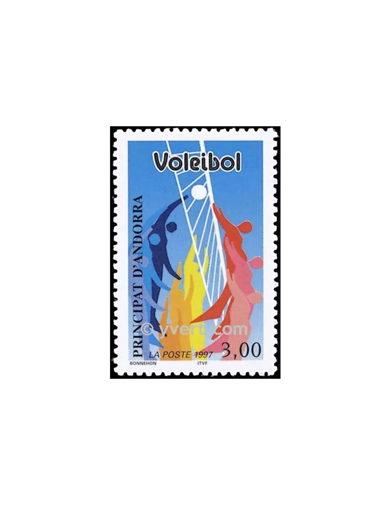 n° 486 - Timbre Andorre Poste