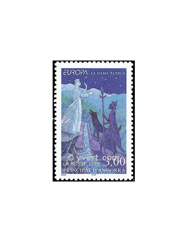 n° 487 - Timbre Andorre Poste