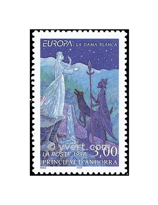 n° 487 - Timbre Andorre Poste