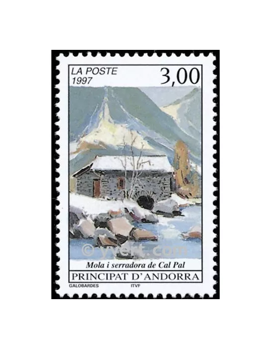 n° 489 - Timbre Andorre Poste