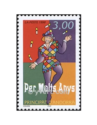 n° 497 - Timbre Andorre Poste