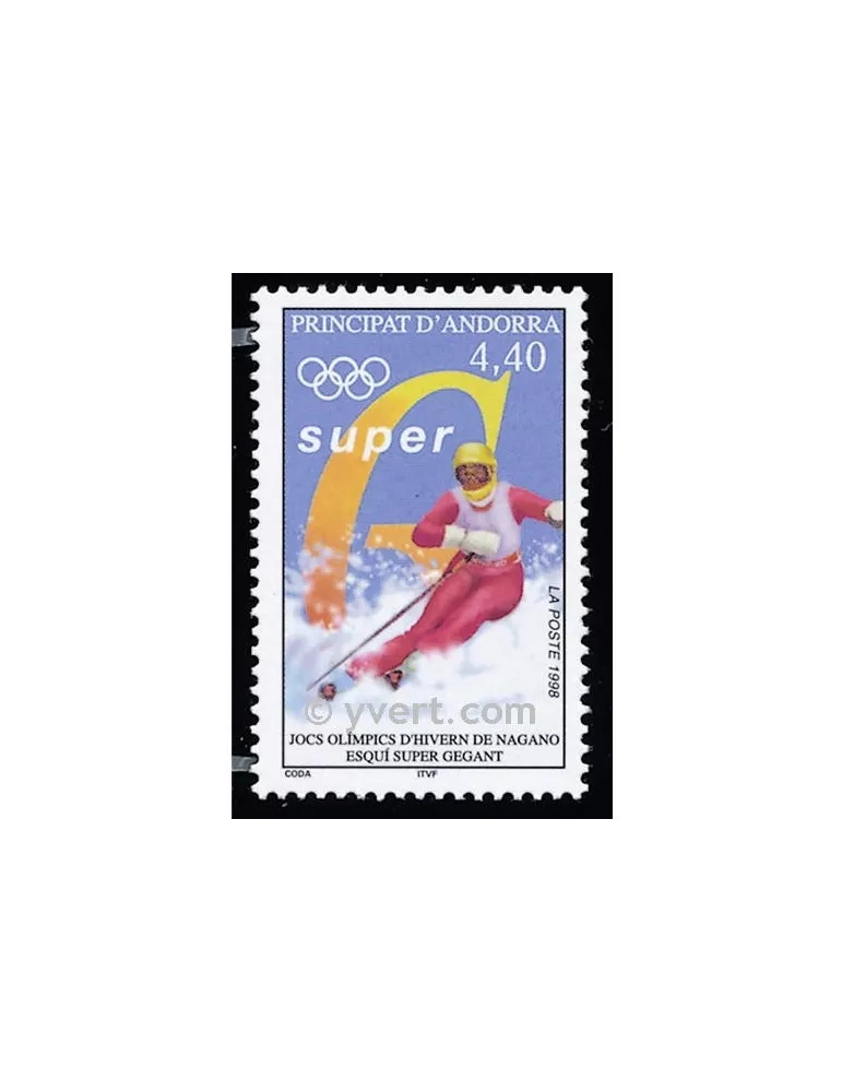 n° 498 - Timbre Andorre Poste