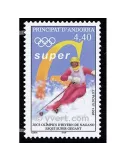 n° 498 - Timbre Andorre Poste