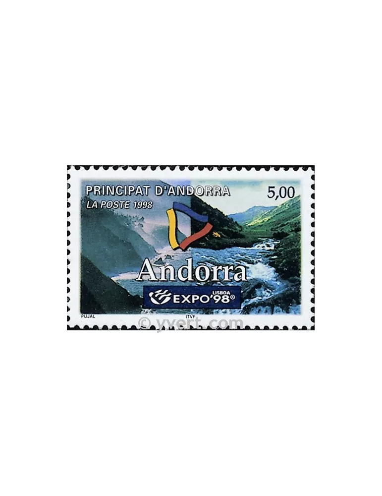 n° 505 - Timbre Andorre Poste