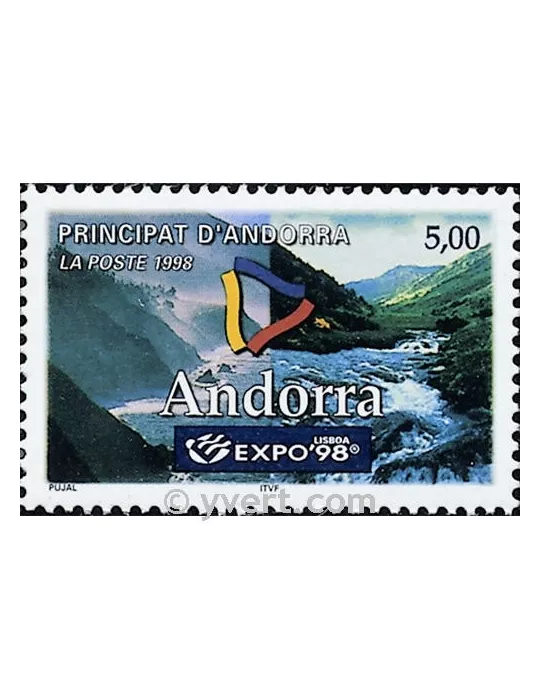 n° 505 - Timbre Andorre Poste