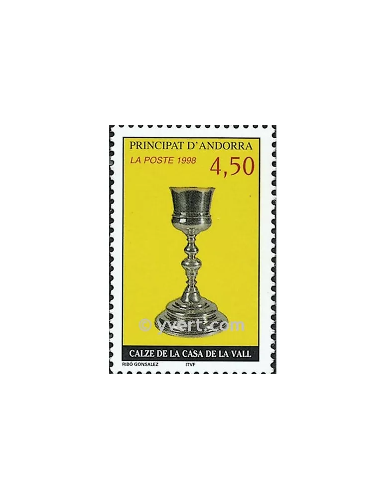 n° 506 - Timbre Andorre Poste