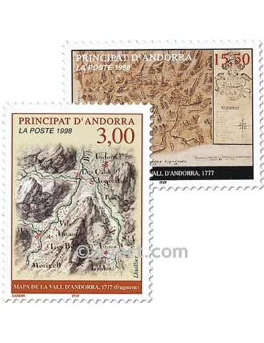 n° 508/509 - Timbre Andorre Poste