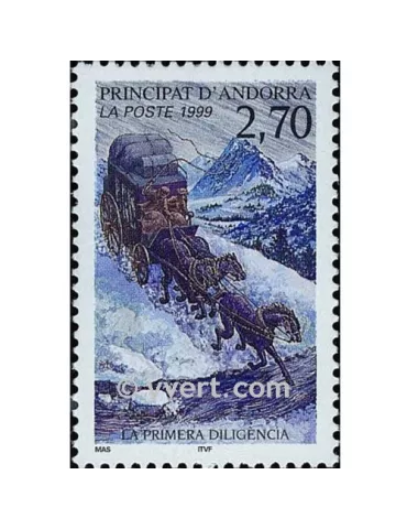 n° 516 - Timbre Andorre Poste