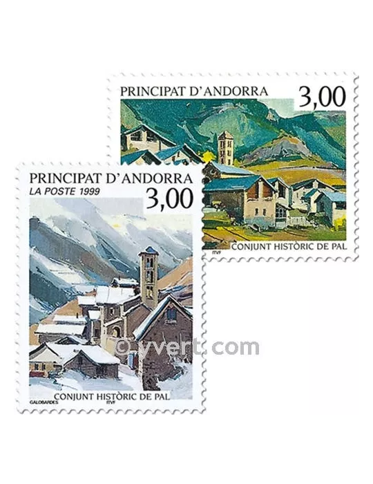 n° 519/520 - Timbre Andorre Poste