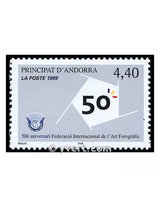 n° 521 - Timbre Andorre Poste