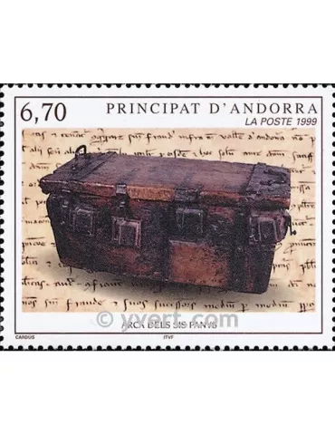 n° 523 - Timbre Andorre Poste