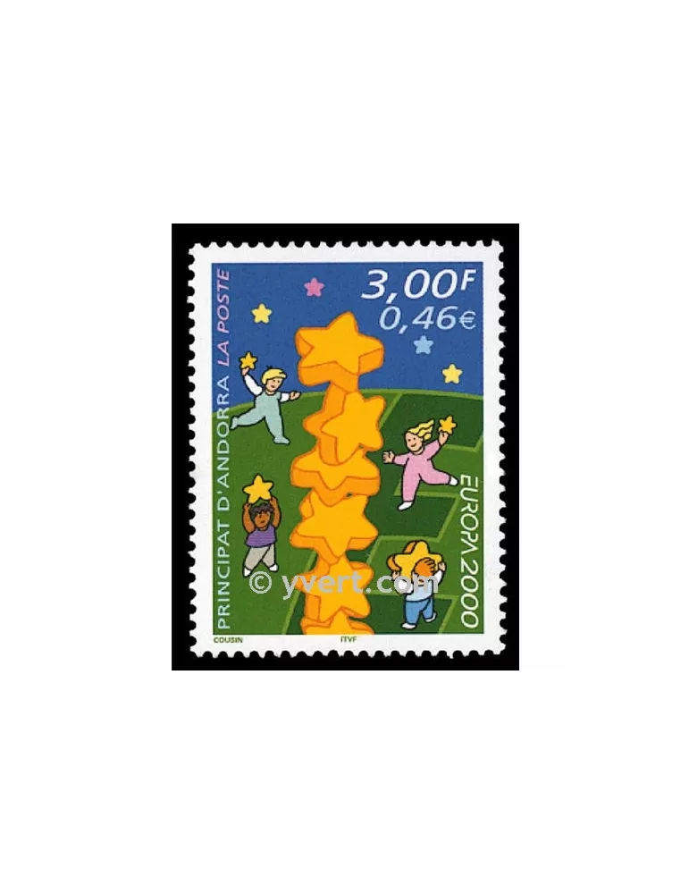 n° 529 - Timbre Andorre Poste