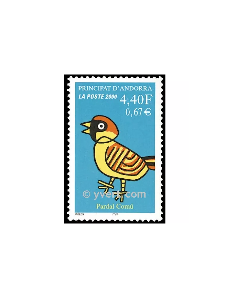 n° 533 - Timbre Andorre Poste